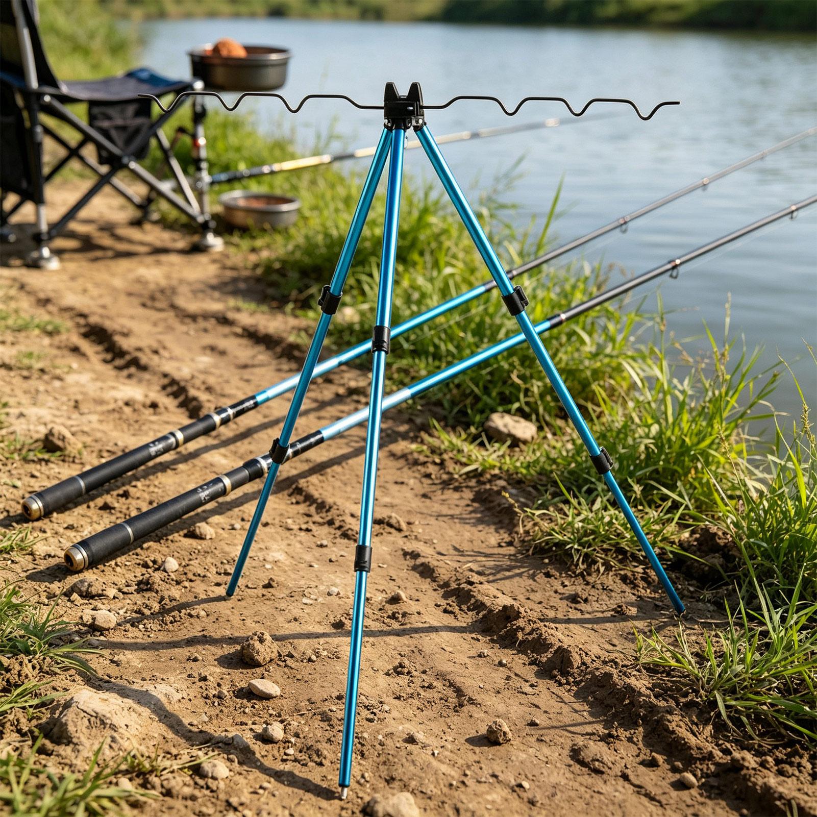 Fishing Rod Telescopic - حامل ثلاثي القوائم لعصا الصيد مع