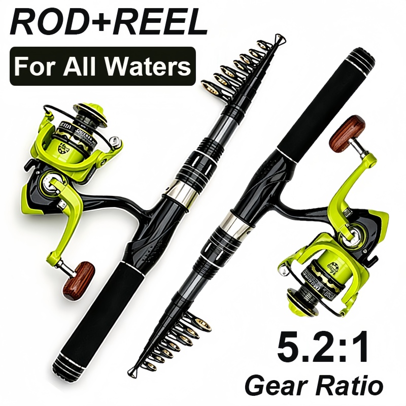 مجموعة صنارة و بكرة صيد دوارة  - مراجعة Fishing Rod Combo وسعره