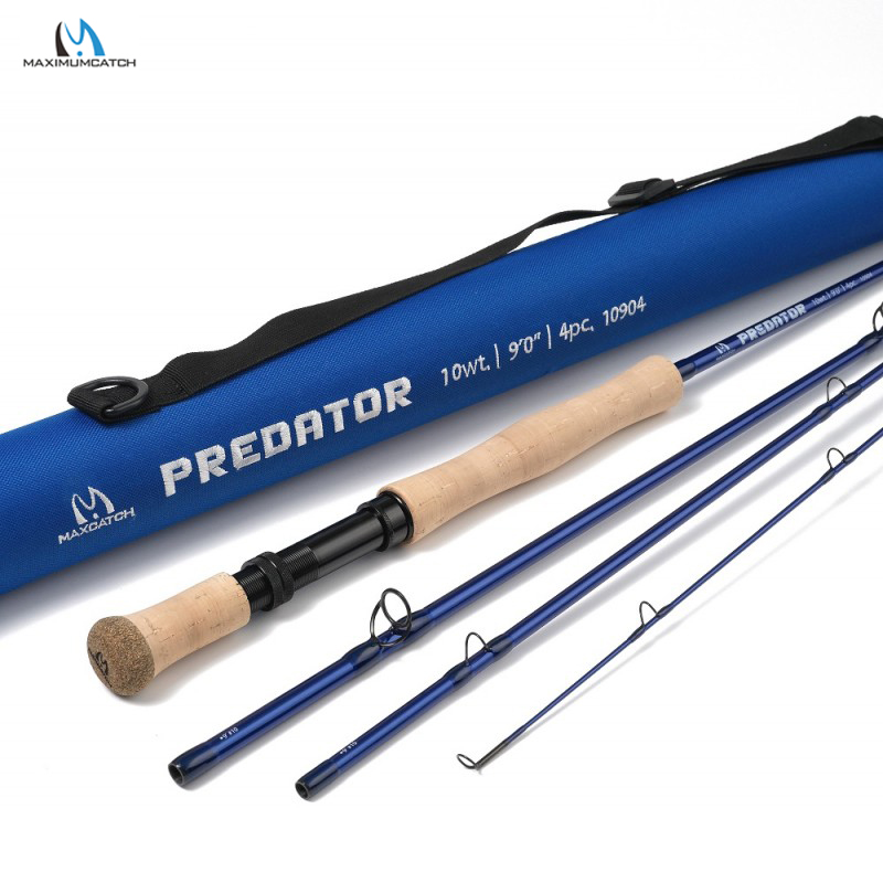 MAXIMUMCATCH 9ft 8-12WT المفتر - مراجعة Fishing Rod Ice وسعره