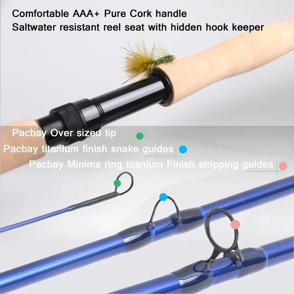 MAXIMUMCATCH 9ft 8-12WT المفتر - مراجعة Fishing Rod Ice وسعره
