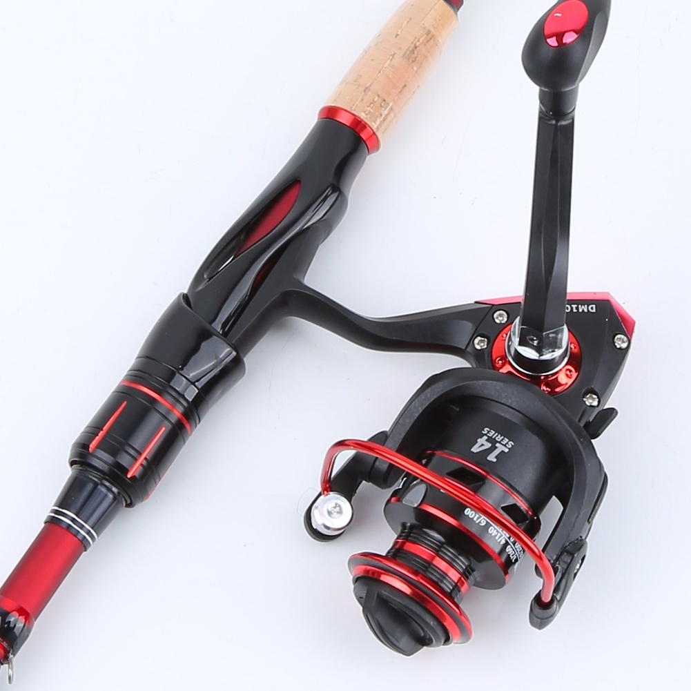 قصبة صيد من ألياف الكربون خفيف - مراجعة Fishing Rod Combo وسعره