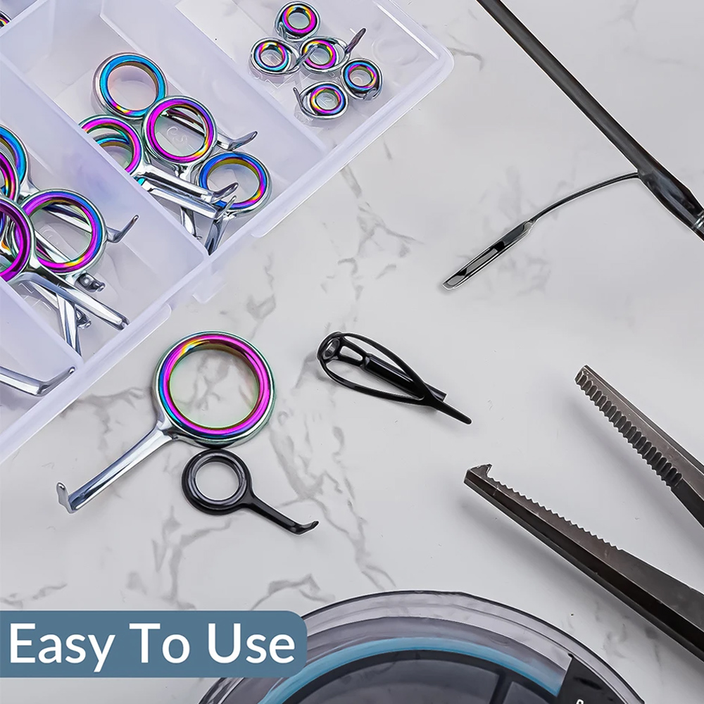 مجموعة أدوات إرشادية ملونة من  - مراجعة Fishing Rod Building Kit وسعره