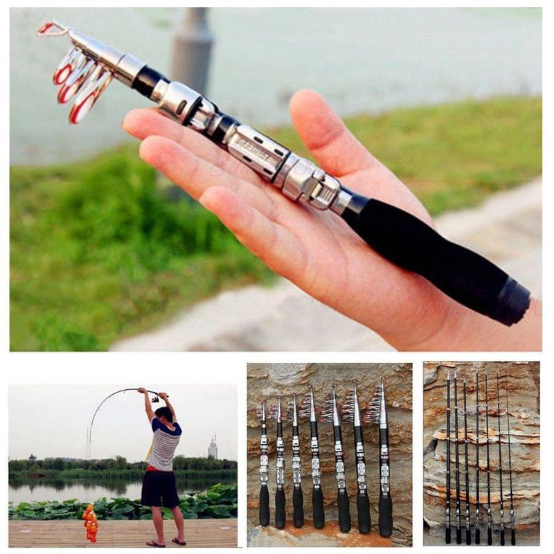 قصبة صيد تلسكوبية صغيرة فائقة  - مراجعة Fishing Rod Travel وسعره
